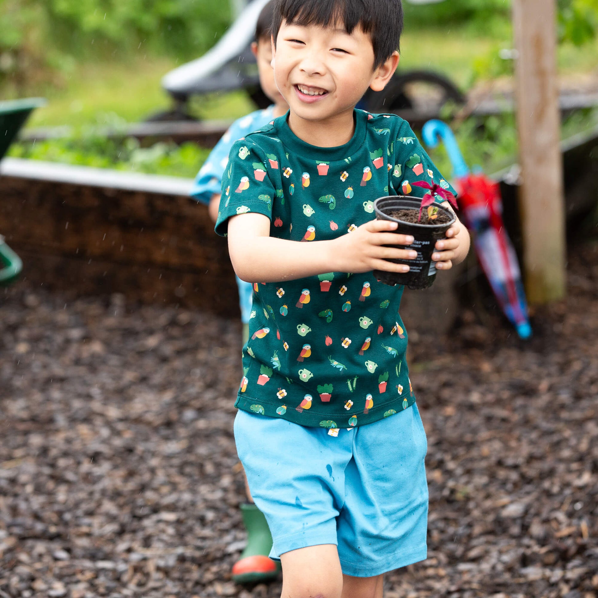 Spring Garden Short Sleeve T Shirt Green / 18-24m