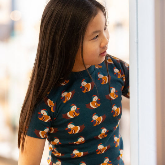 Mandarin Ducks Organic Short Sleeve T Shirt