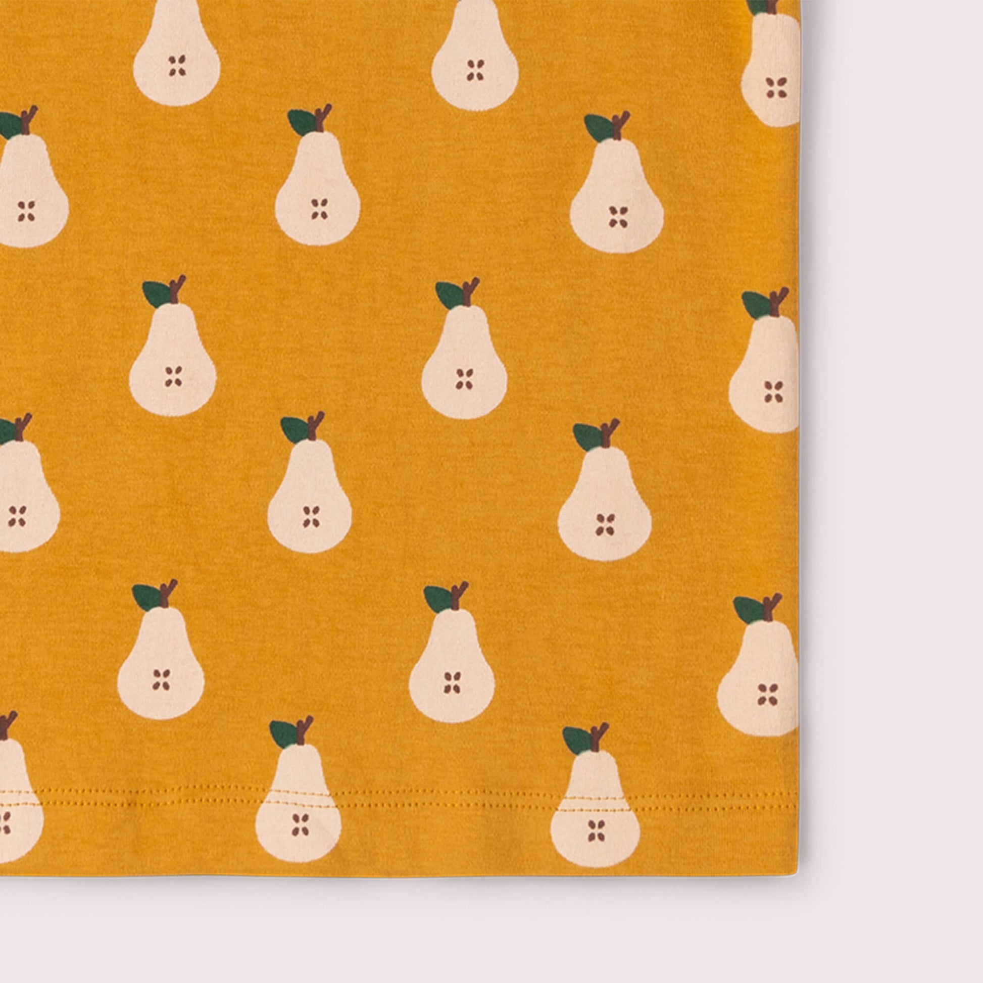 Summer Pears Short Sleeve T Shirt Gold / 18-24m