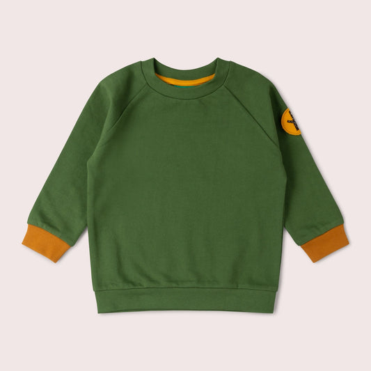Woodland Green Raglan Sweatshirt Green / 18-24m