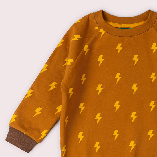 Lightning Raglan Sweatshirt Gold / 18-24m