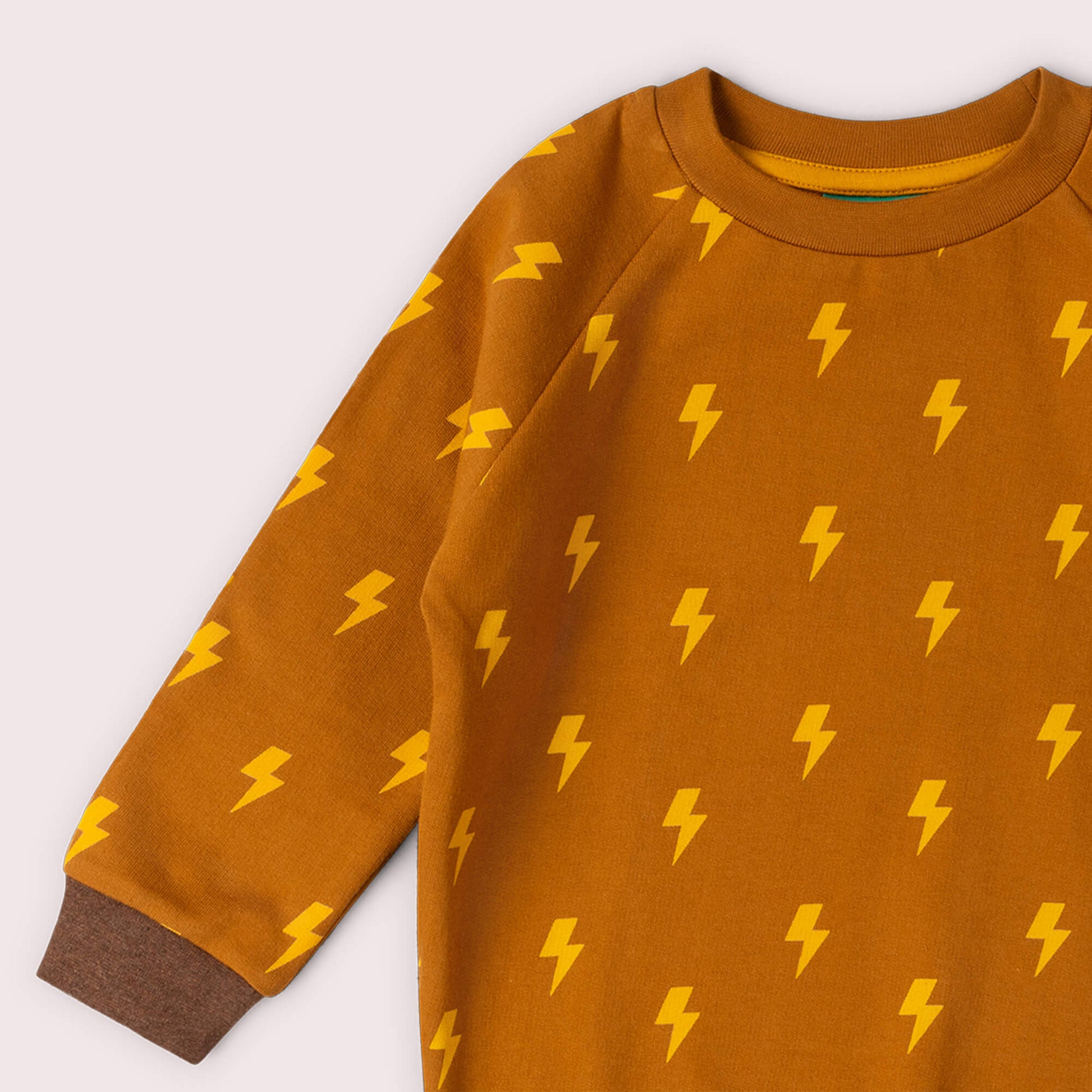Lightning Raglan Sweatshirt Gold / 18-24m