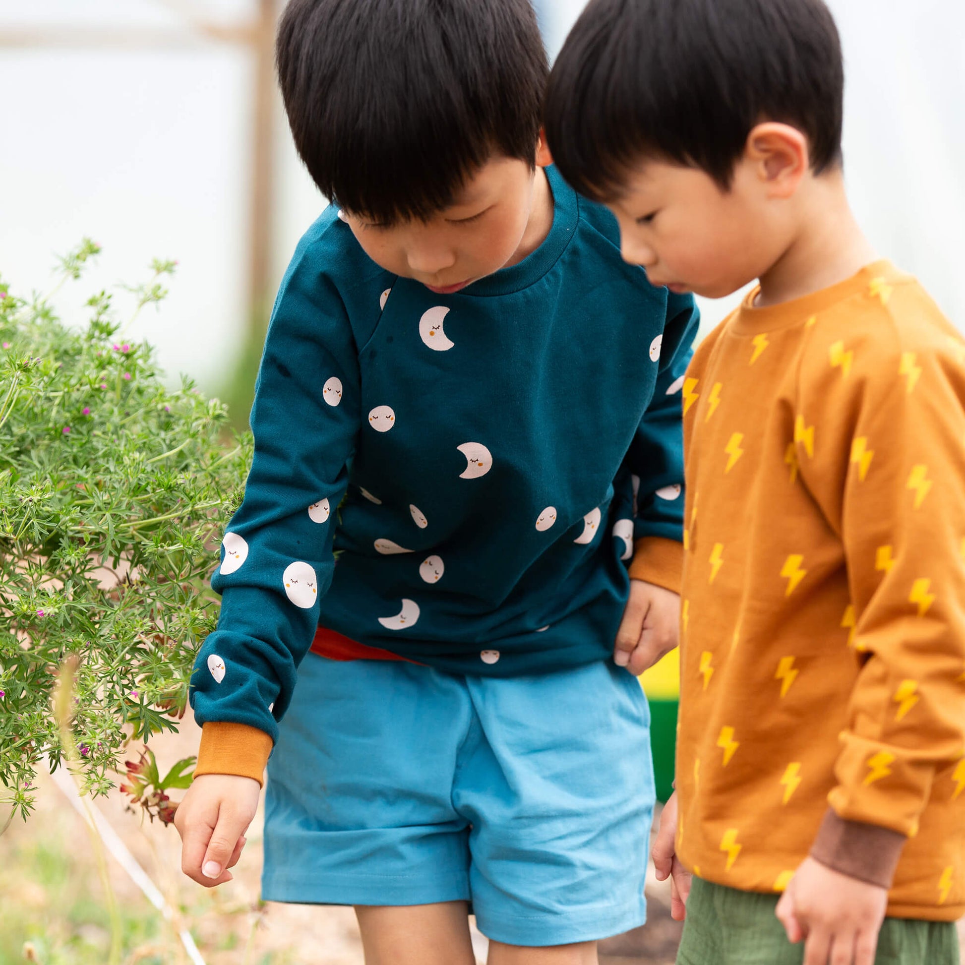 Midnight Moon Raglan Sweatshirt Blue / 18-24m