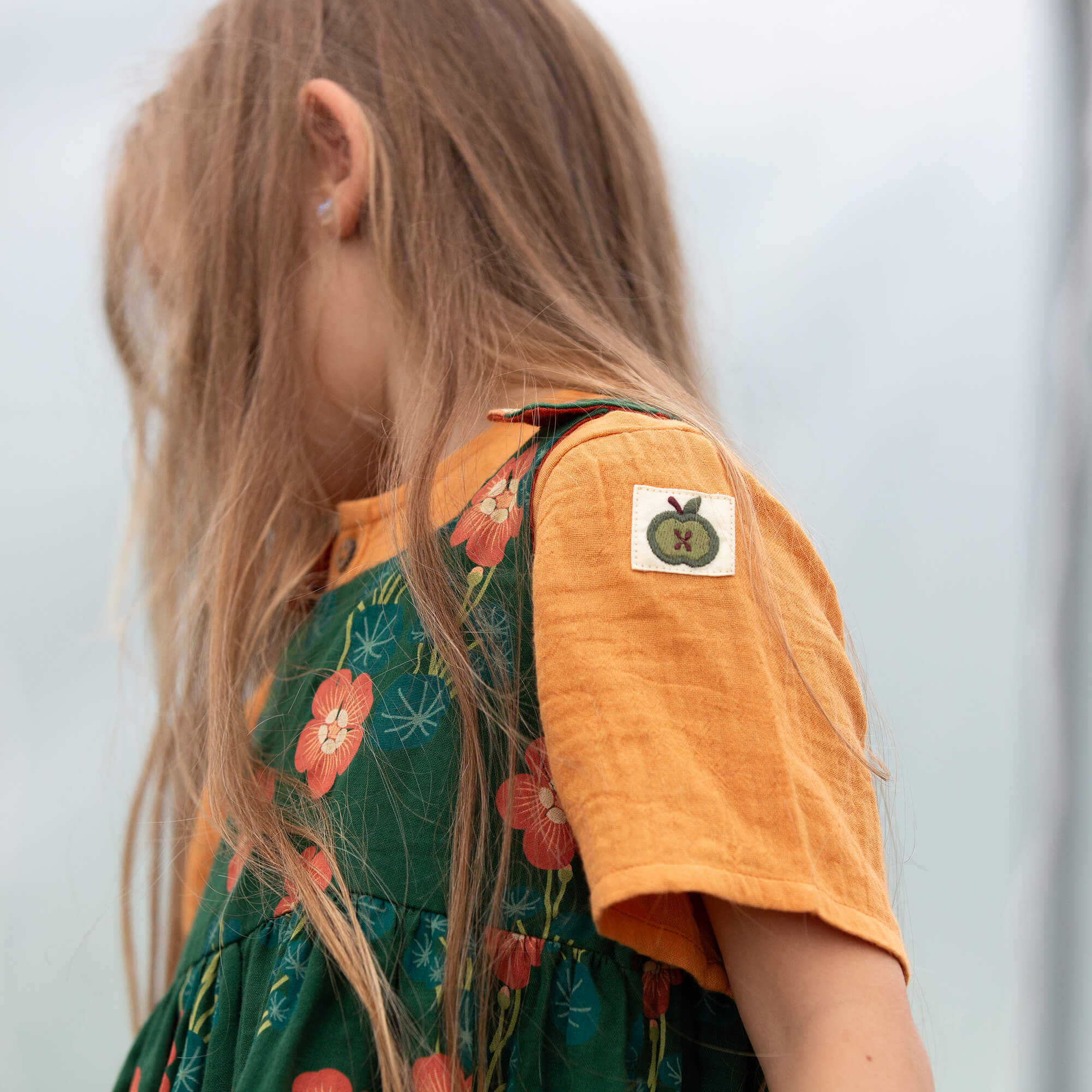 Golden Ochre Short Sleeved Henley Top Gold / 18-24m