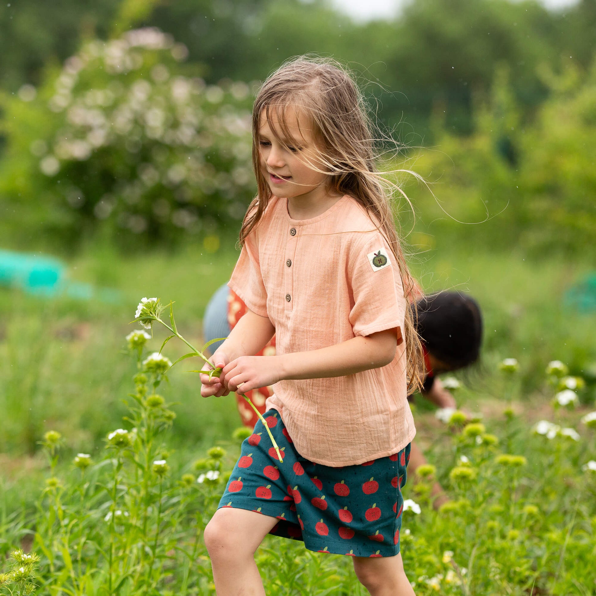 Coral Pink Short Sleeved Henley Top Pink / 18-24m
