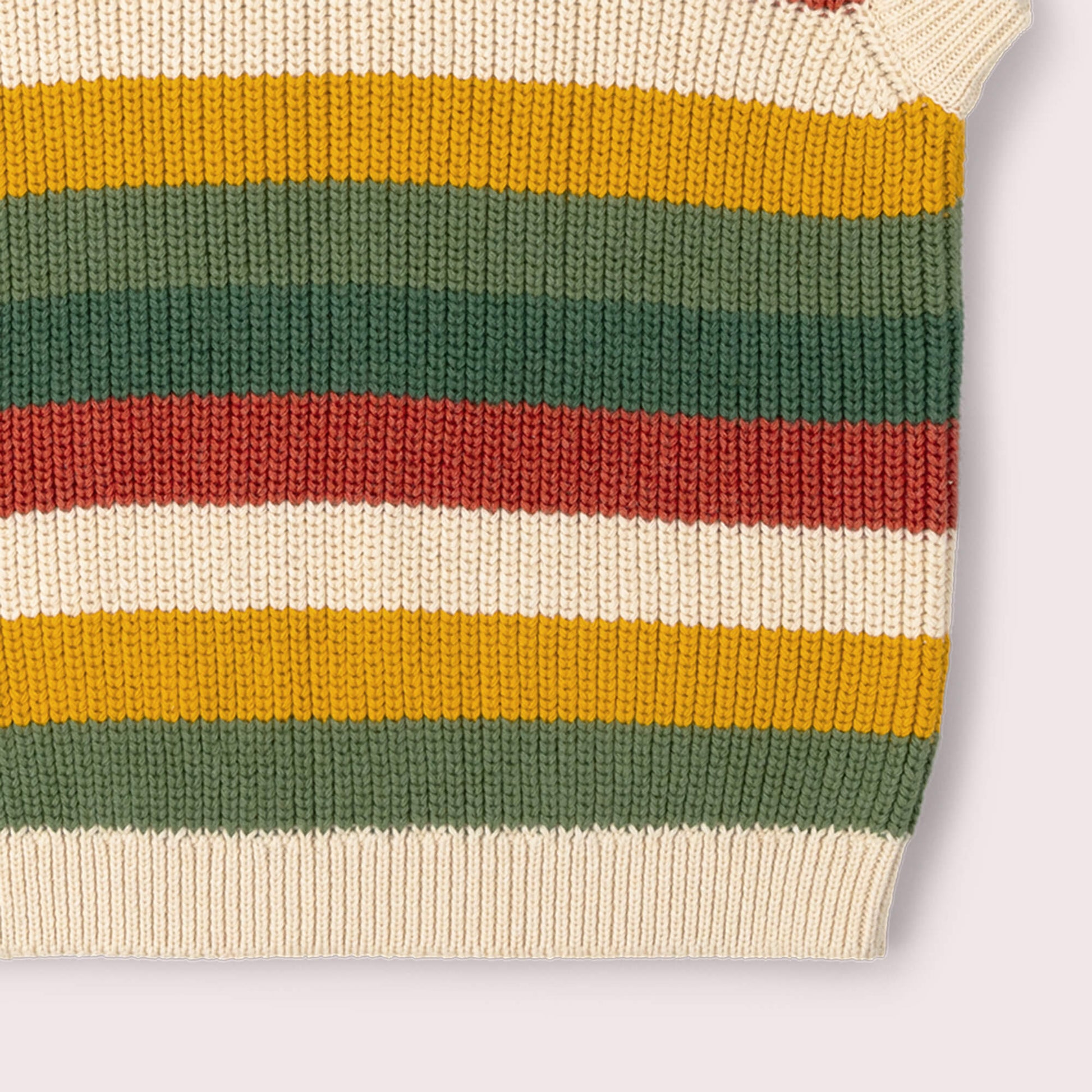 Spring Rainbow Knitted Snuggly Pullover MULTI / 12-24m
