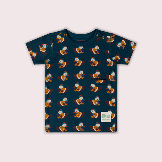 Mandarin Ducks Easy Feeding Adaptive Short Sleeve T Shirt