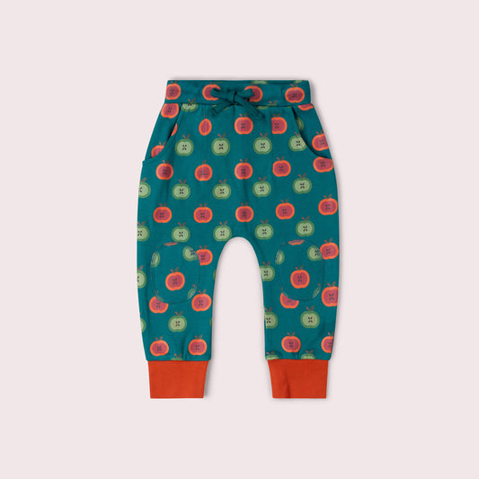 Apple Picking Organic Comfy Joggers Blue / 18-24m