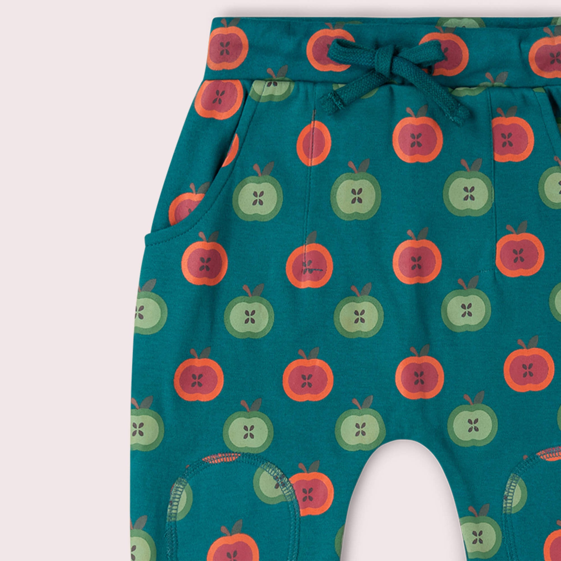 Apple Picking Organic Comfy Joggers Blue / 18-24m