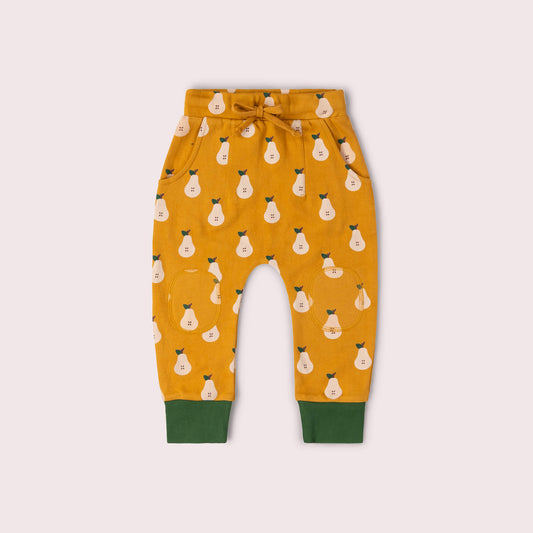 Summer Pears Organic Comfy Joggers Gold / 18-24m