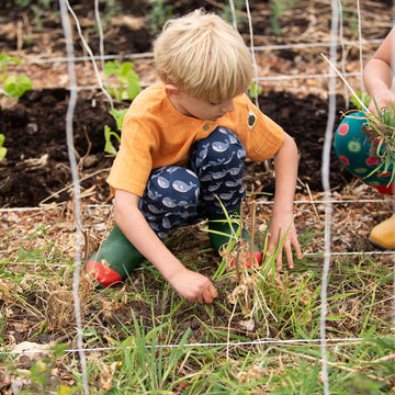Singing Whales Organic Comfy Joggers Blue / 18-24m