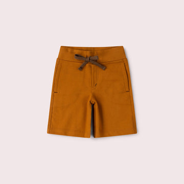 Mustard Comfy Jogger Shorts Gold / 18-24m