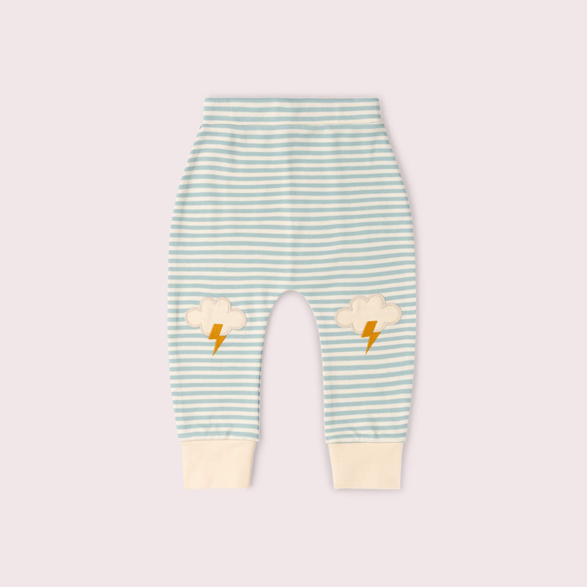 All Weather Knee Patch Striped Joggers Blue / 18-24m