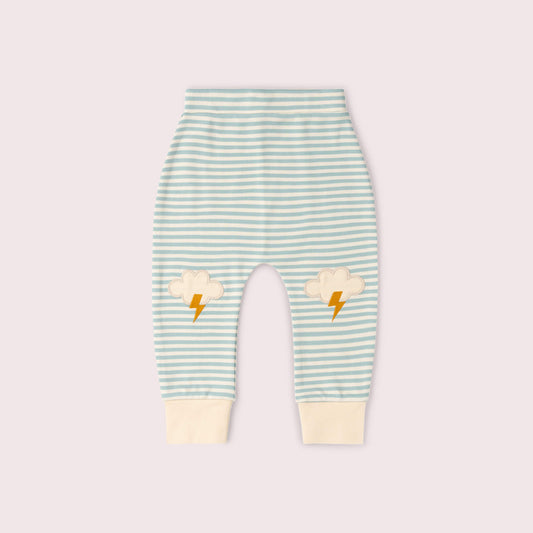 All Weather Knee Patch Striped Joggers Blue / 18-24m