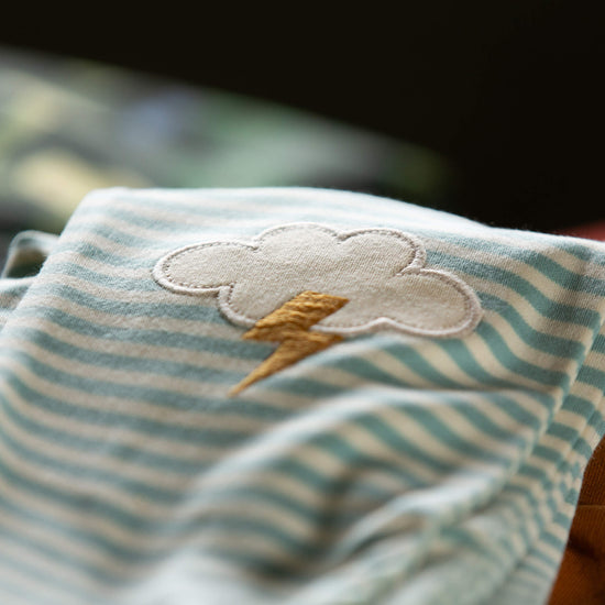 All Weather Knee Patch Striped Joggers Blue / 18-24m