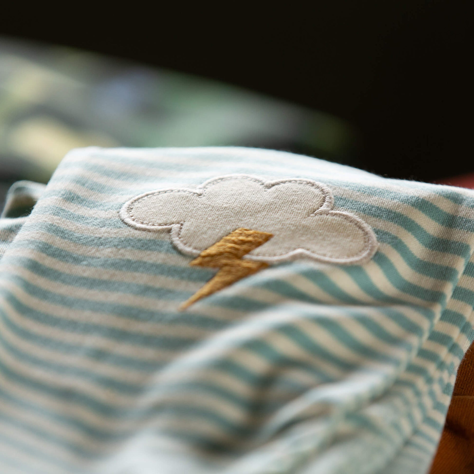 All Weather Knee Patch Striped Joggers Blue / 18-24m