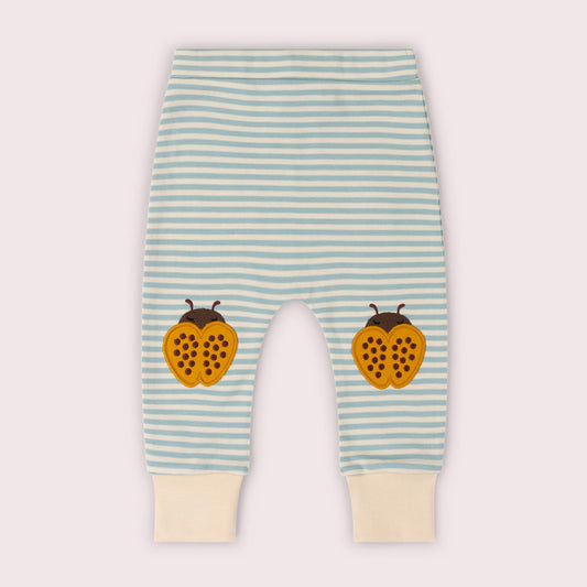 Yellow Ladybirds Knee Patch Joggers