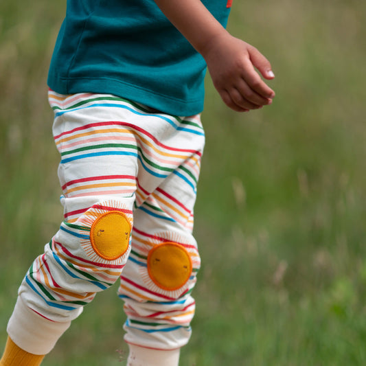 Sun Rays Knee Patch Striped Joggers MULTI / 18-24m