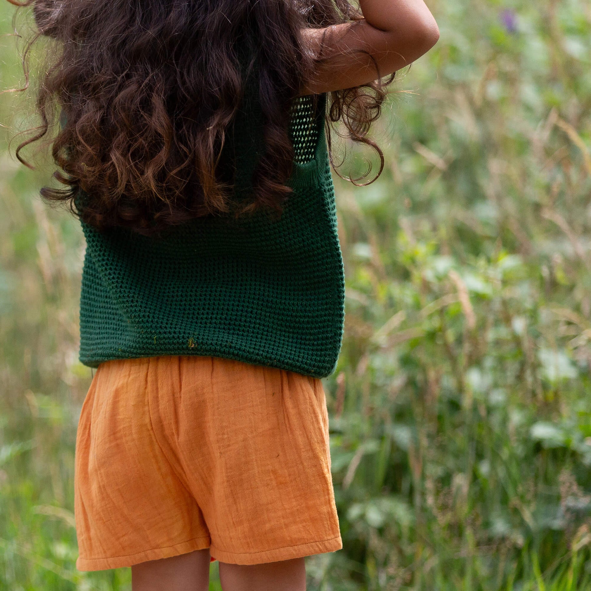 Golden Ochre By The Sea Shorts Gold / 18-24m