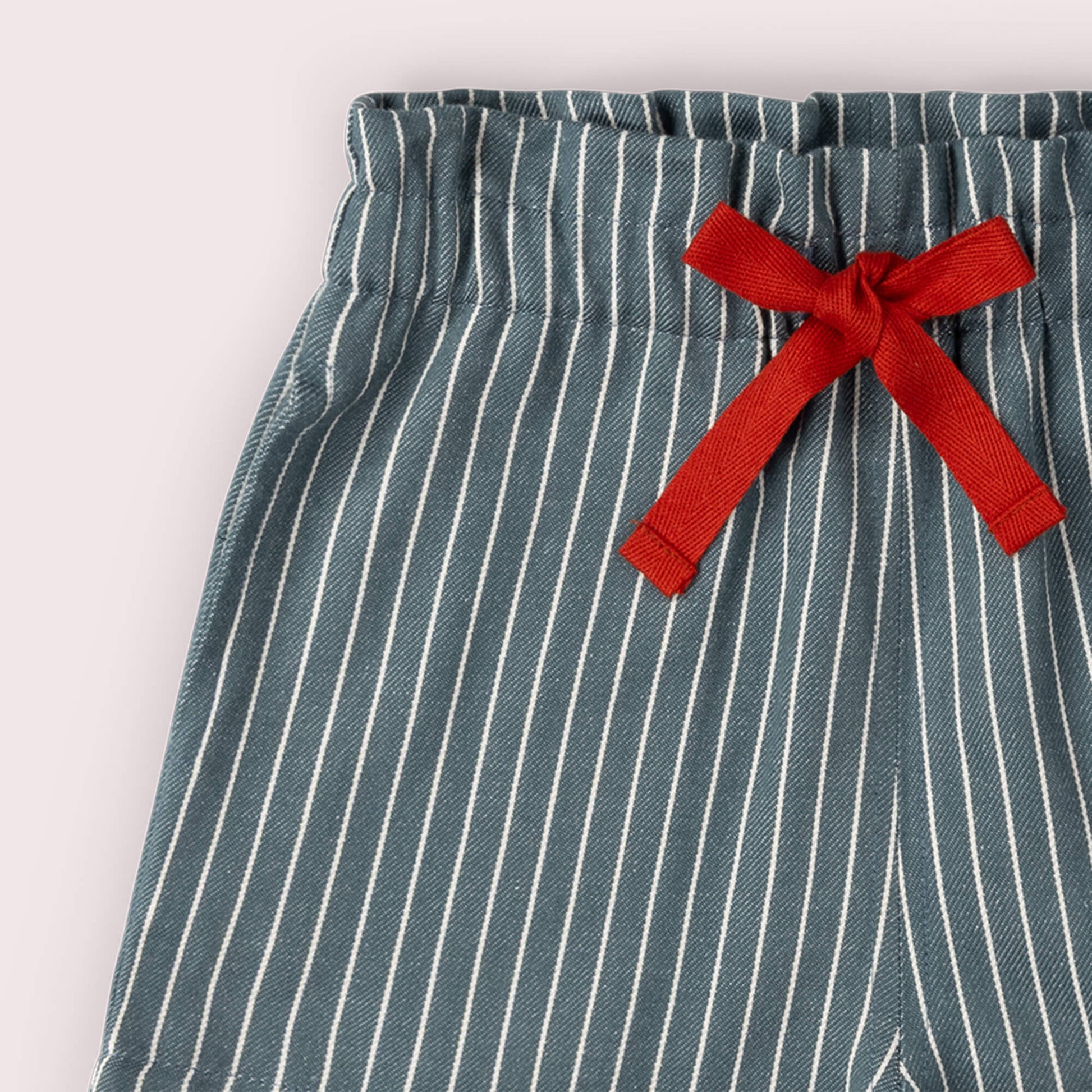 Navy Striped By The Sea Twill Shorts Navy / 18-24m