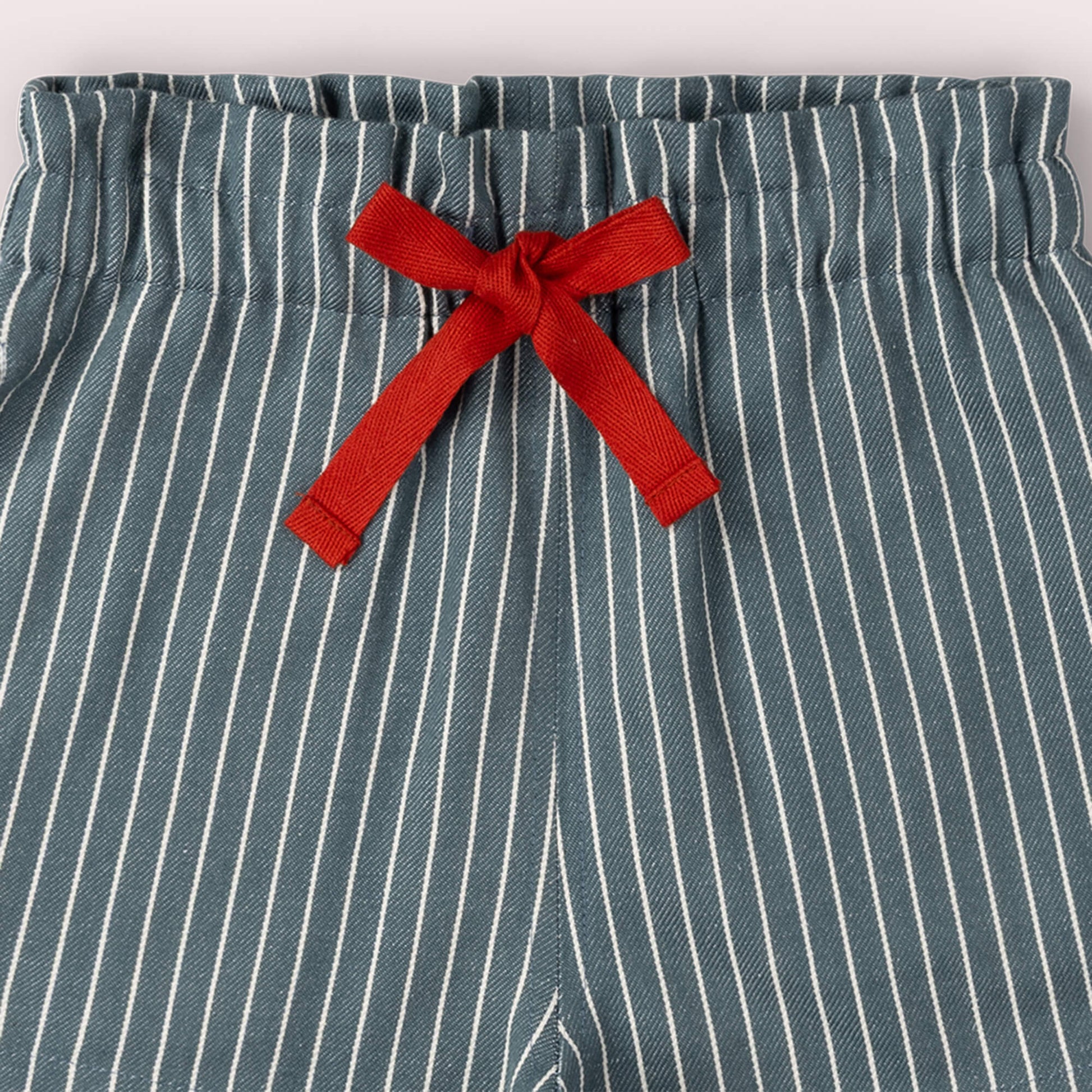 Navy Striped By The Sea Twill Shorts Navy / 18-24m