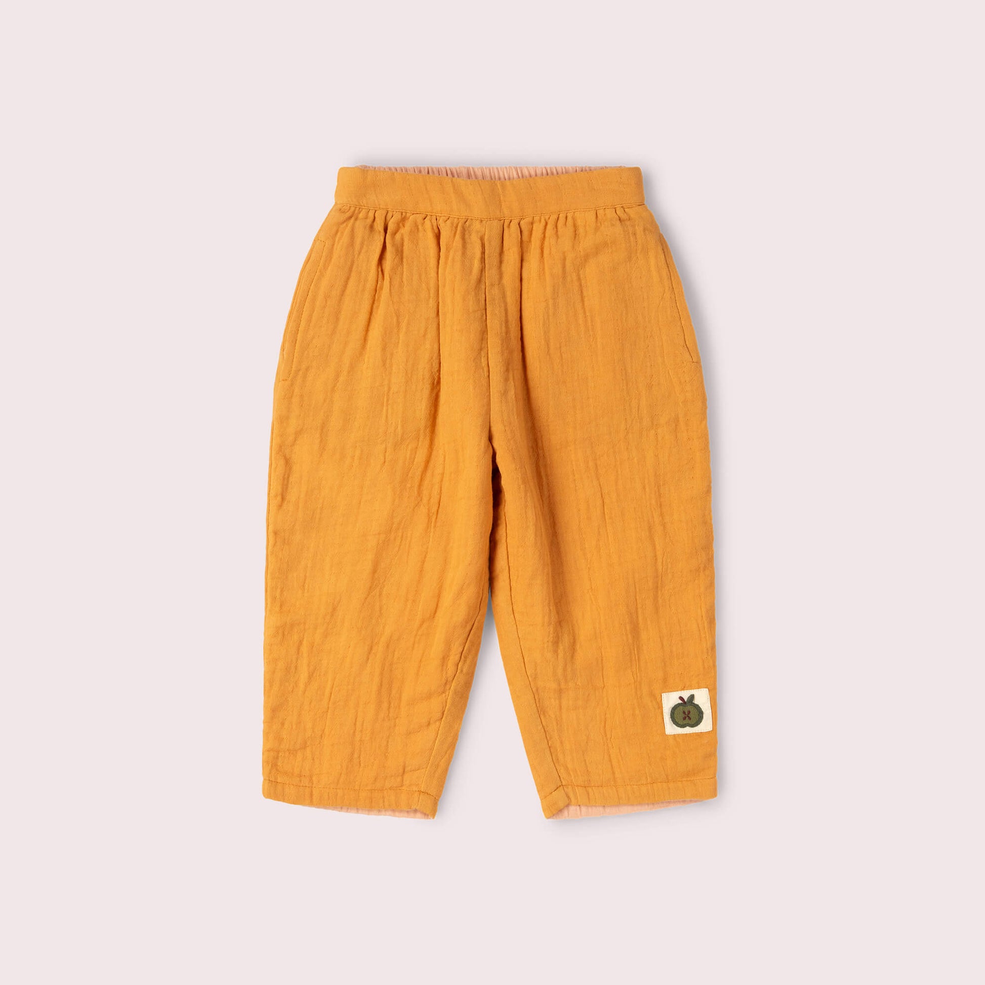 Golden Ochre Reversible Trousers Gold / 18-24m