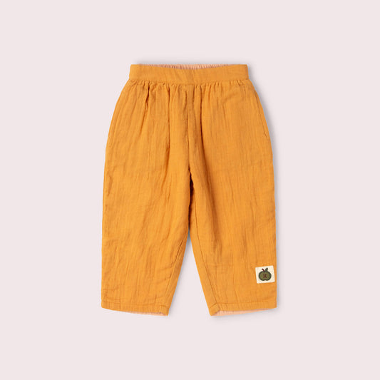 Golden Ochre Reversible Trousers Gold / 18-24m