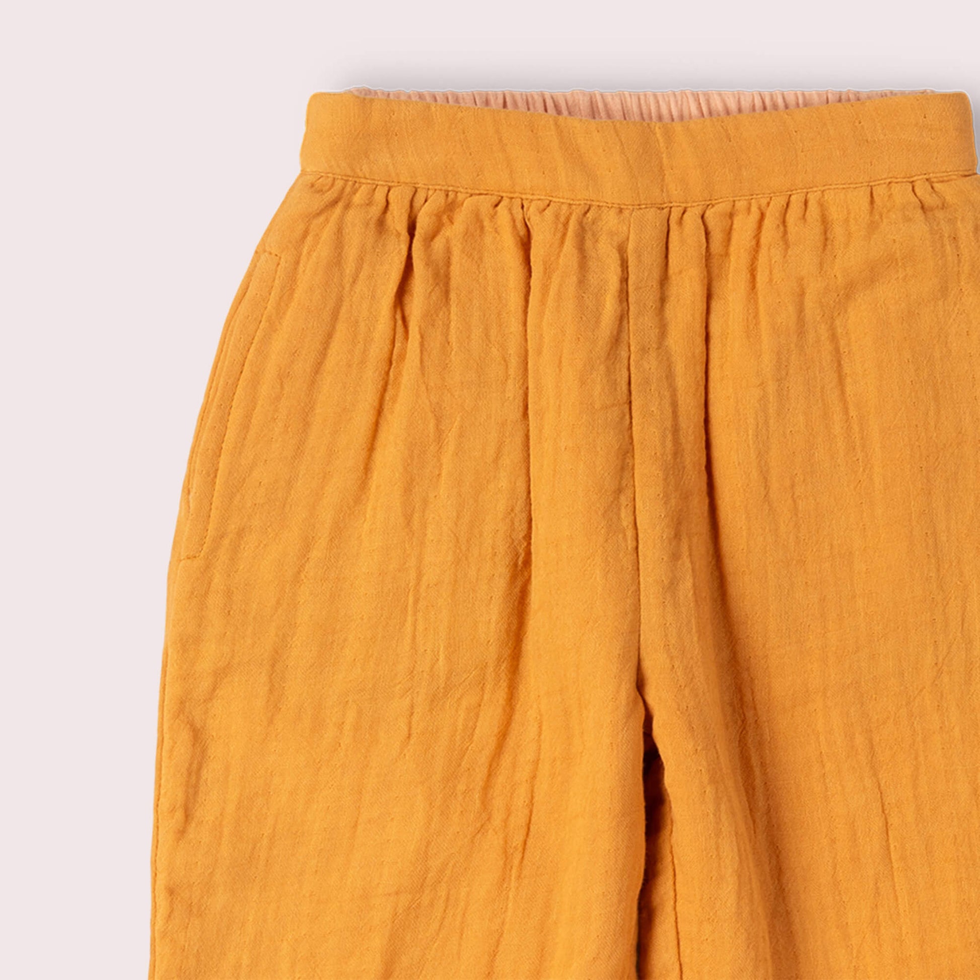 Golden Ochre Reversible Trousers Gold / 18-24m