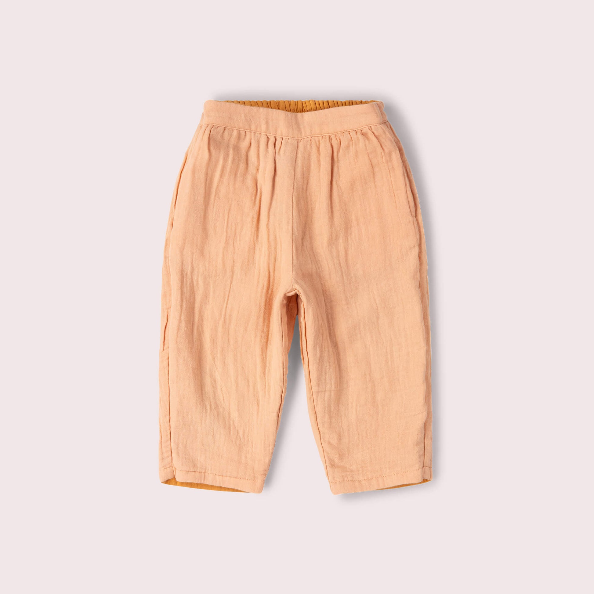 Golden Ochre Reversible Trousers Gold / 18-24m