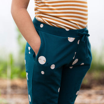 Midnight Moon Organic Cosy Joggers Blue / 18-24m