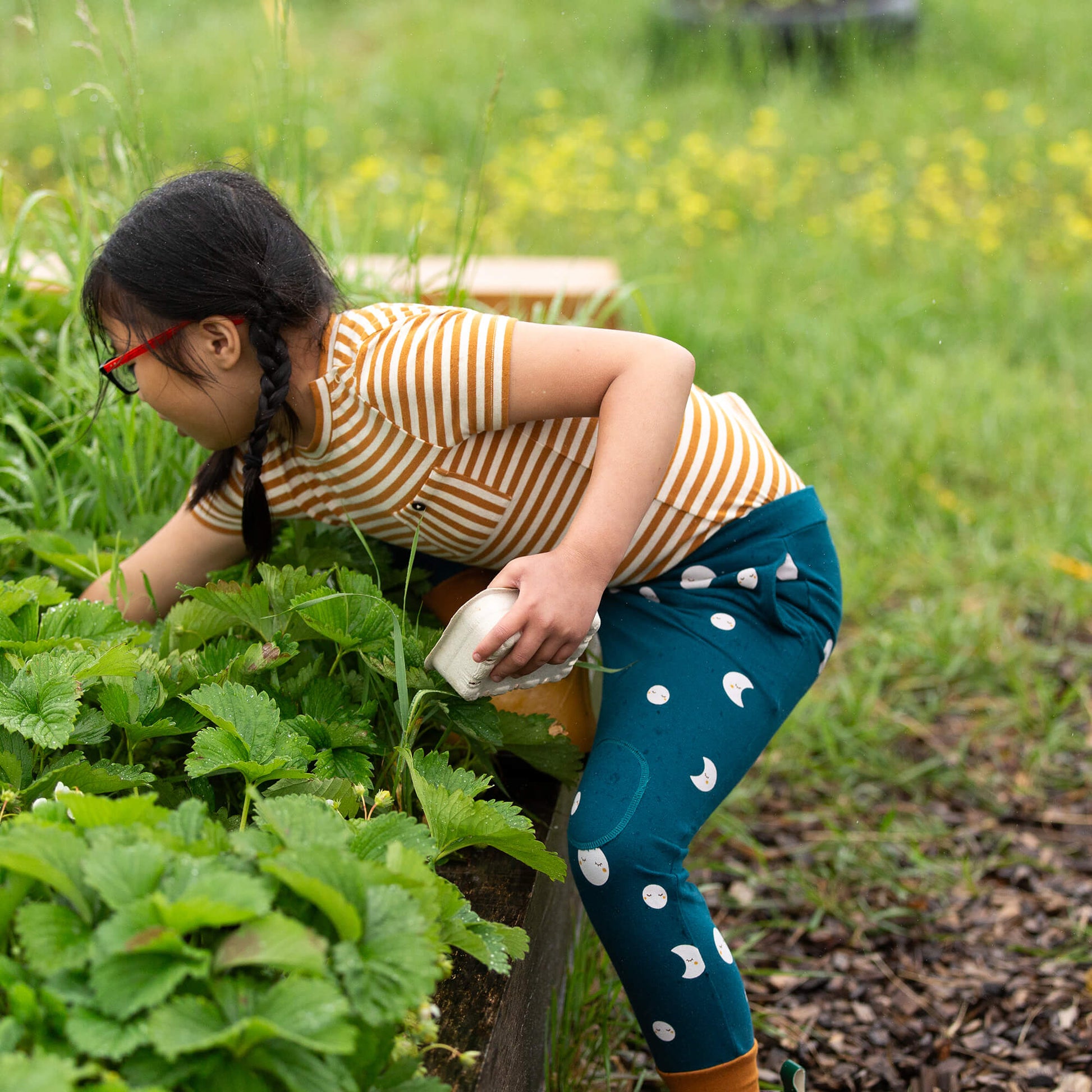 Midnight Moon Organic Cosy Joggers Blue / 18-24m