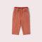 Burnt Ochre Stripe Rib Waistband Pocket Trousers Red / 18-24m