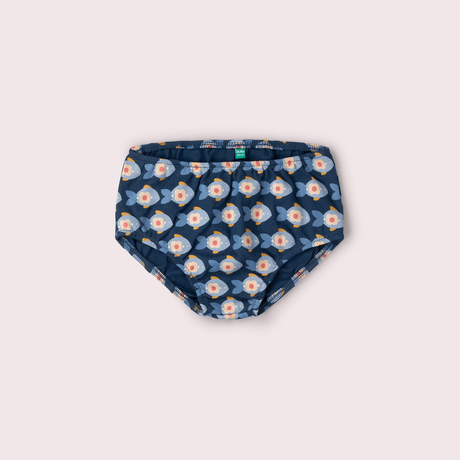 Little Fish Easy Peasy Summer Dress Blue / 18-24m