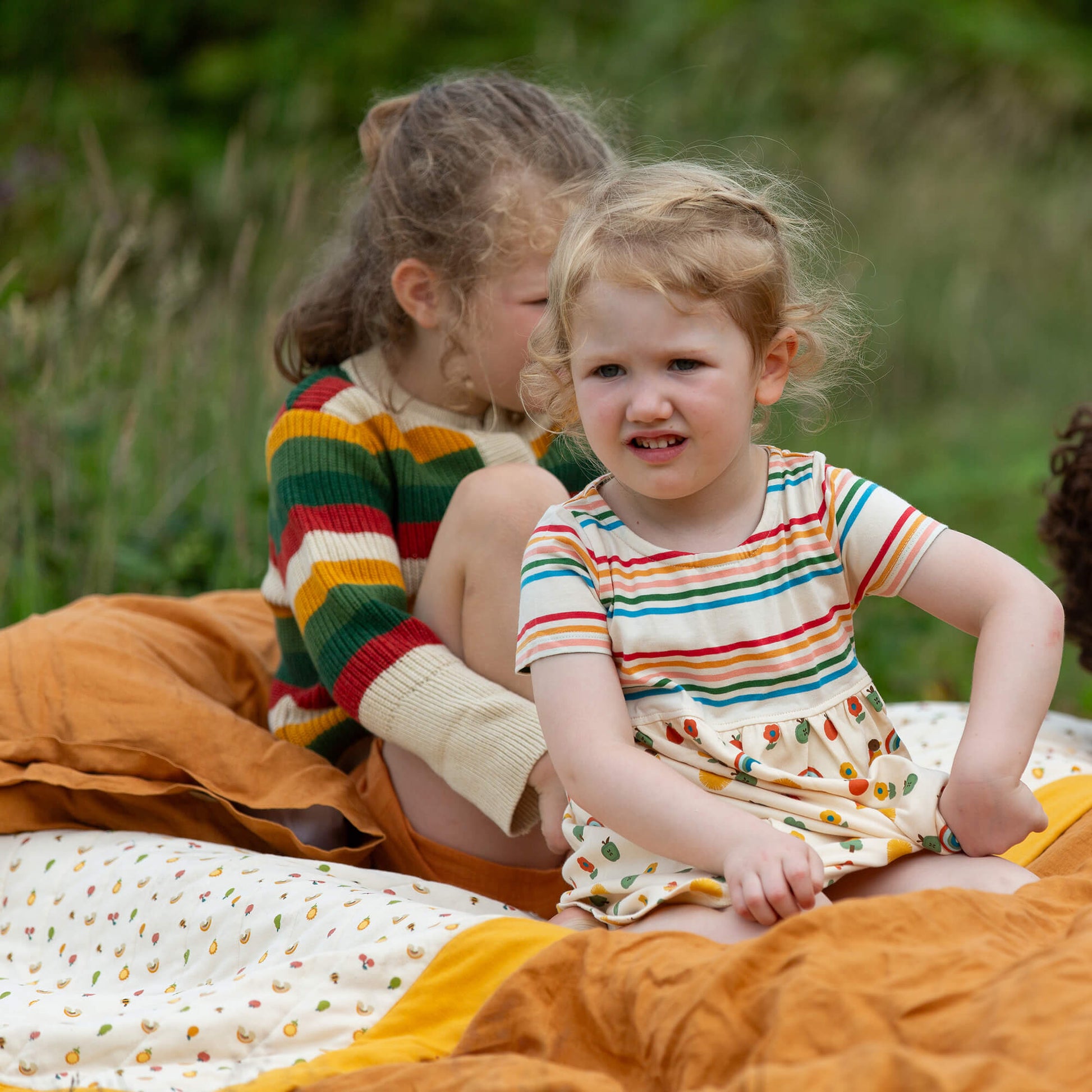 Vintage Rainbows Easy Peasy Summer Dress MULTI / 18-24m