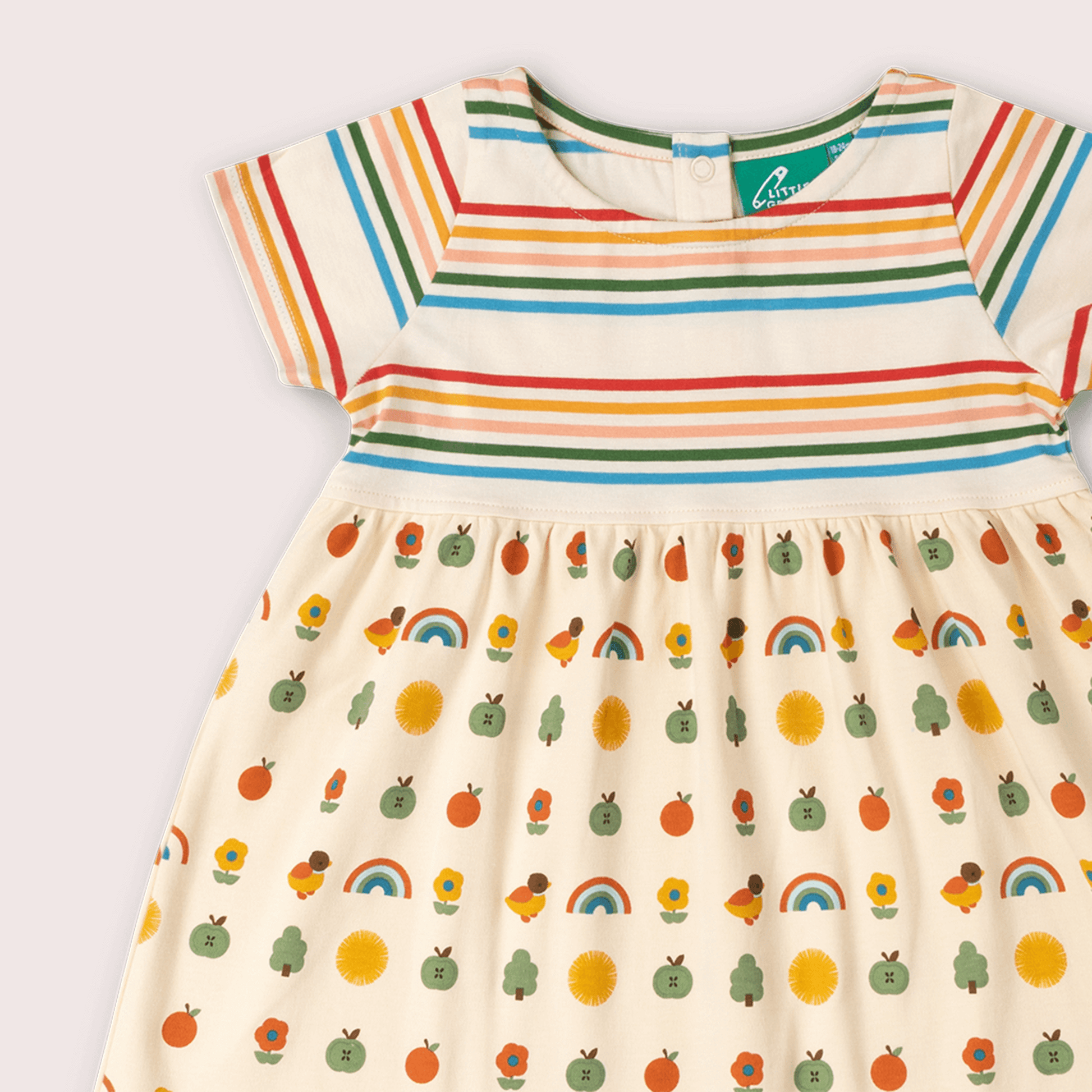 Vintage Rainbows Easy Peasy Summer Dress MULTI / 18-24m