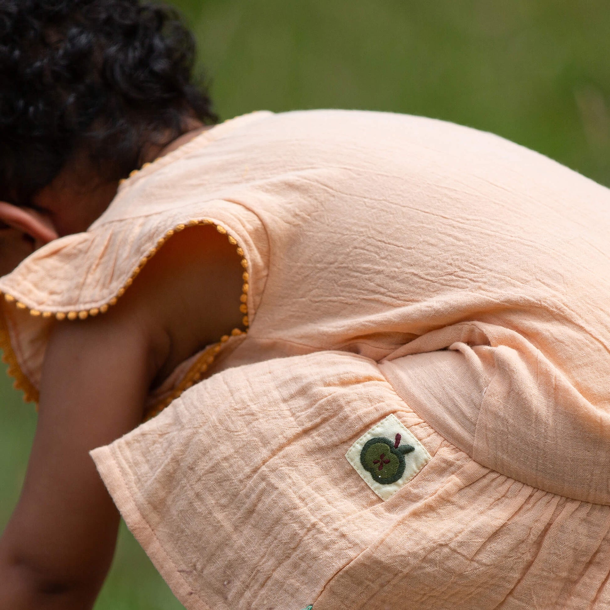 Coral Pink Dropped Waist Dress Pink / 18-24m