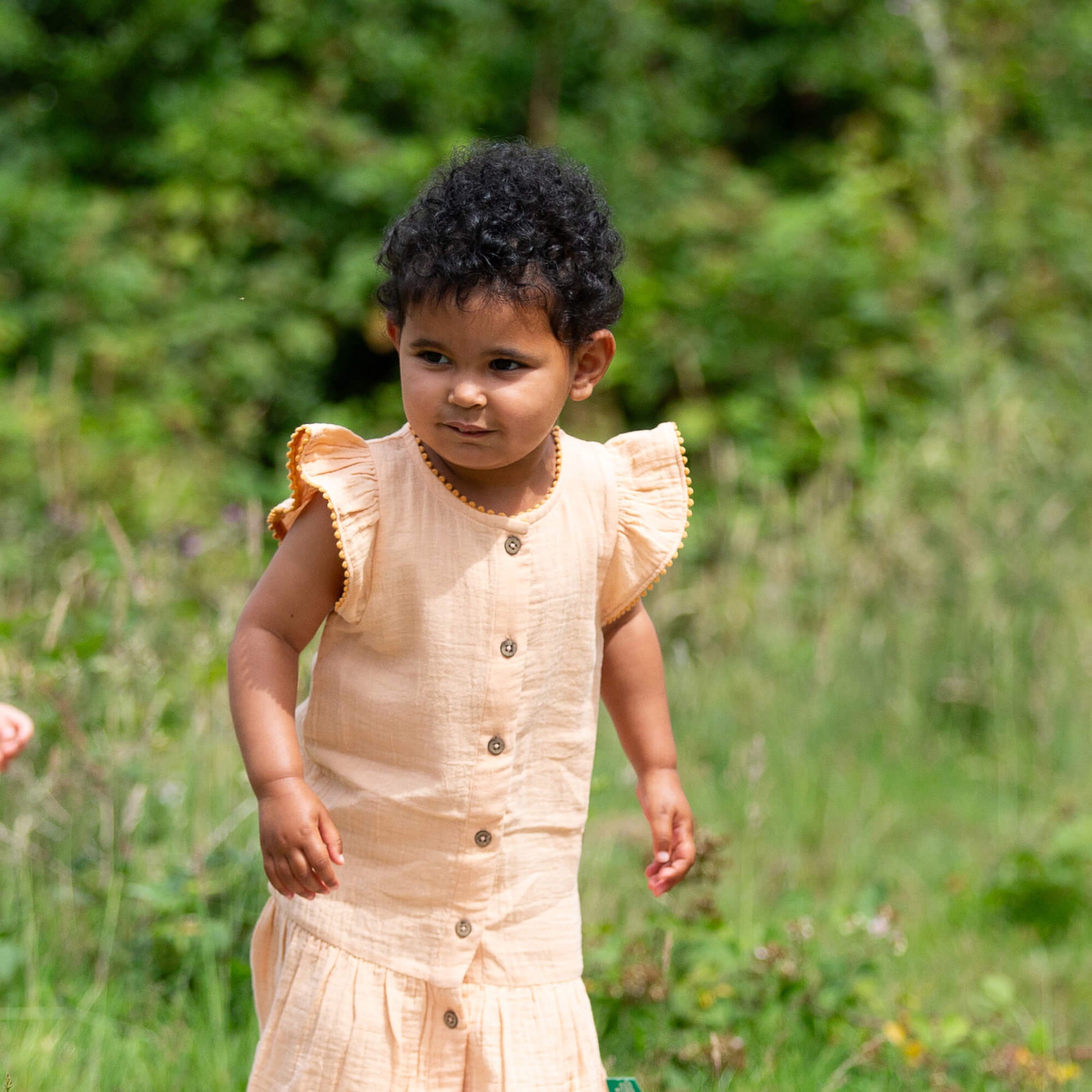 Coral Pink Dropped Waist Dress Pink / 18-24m