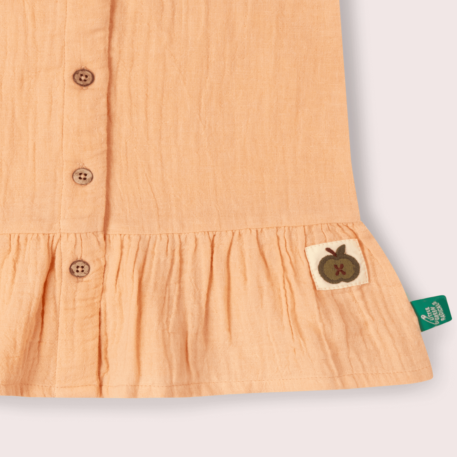 Coral Pink Dropped Waist Dress Pink / 18-24m