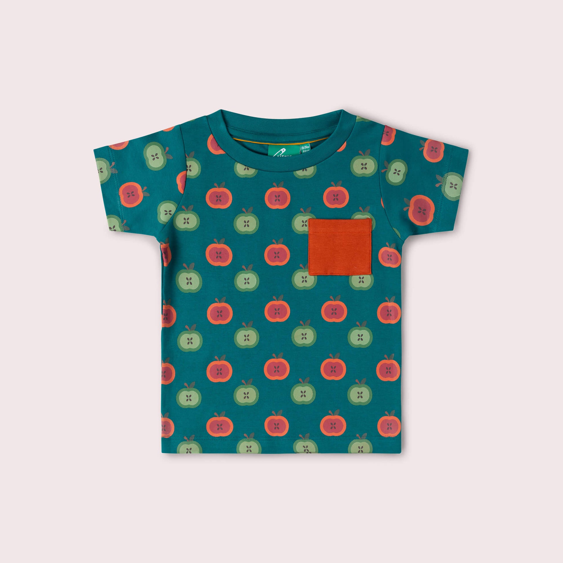 Apple Picking Organic T Shirt & Jogger Playset Blue / 18-24m