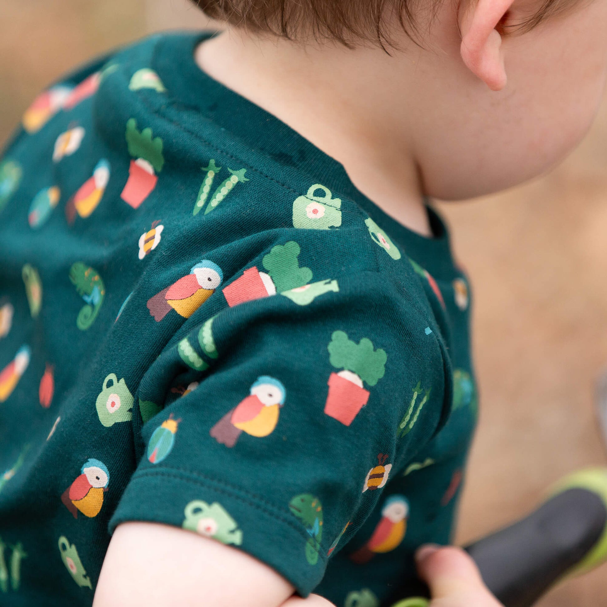 Spring Garden Organic T Shirt & Jogger Playset Green / 18-24m