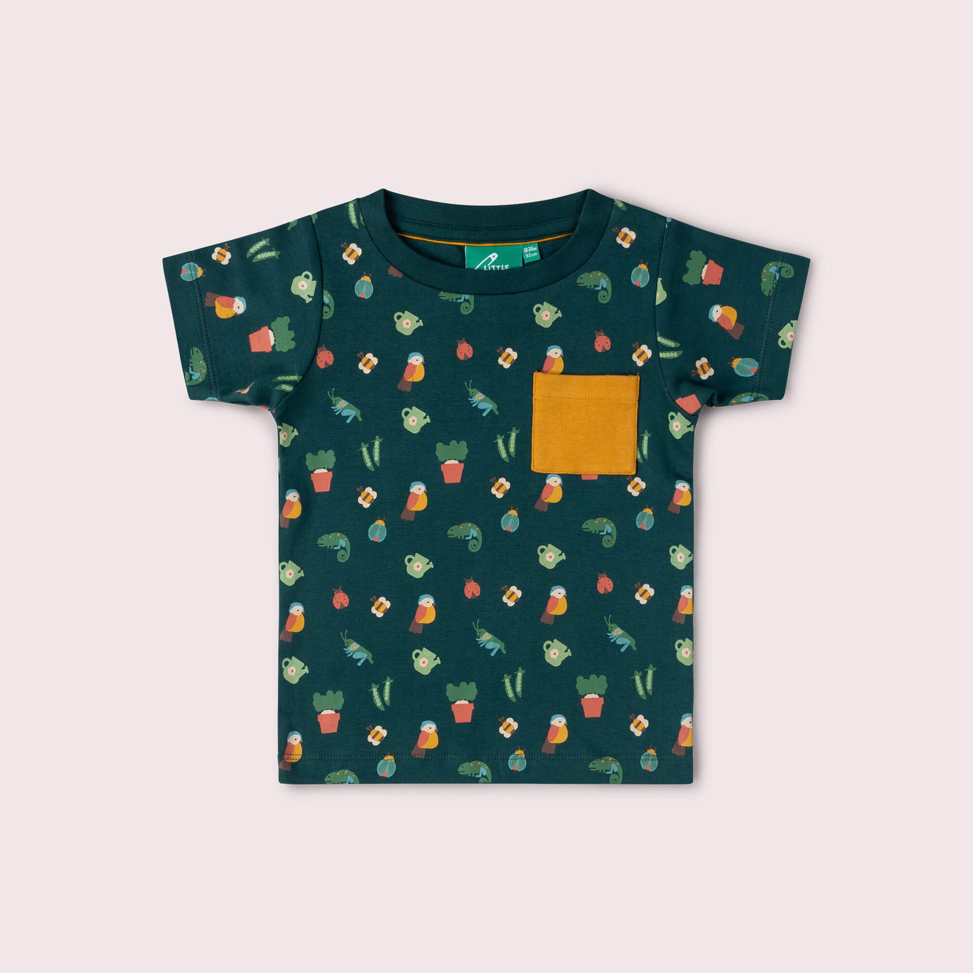 Spring Garden Organic T Shirt & Jogger Playset Green / 18-24m