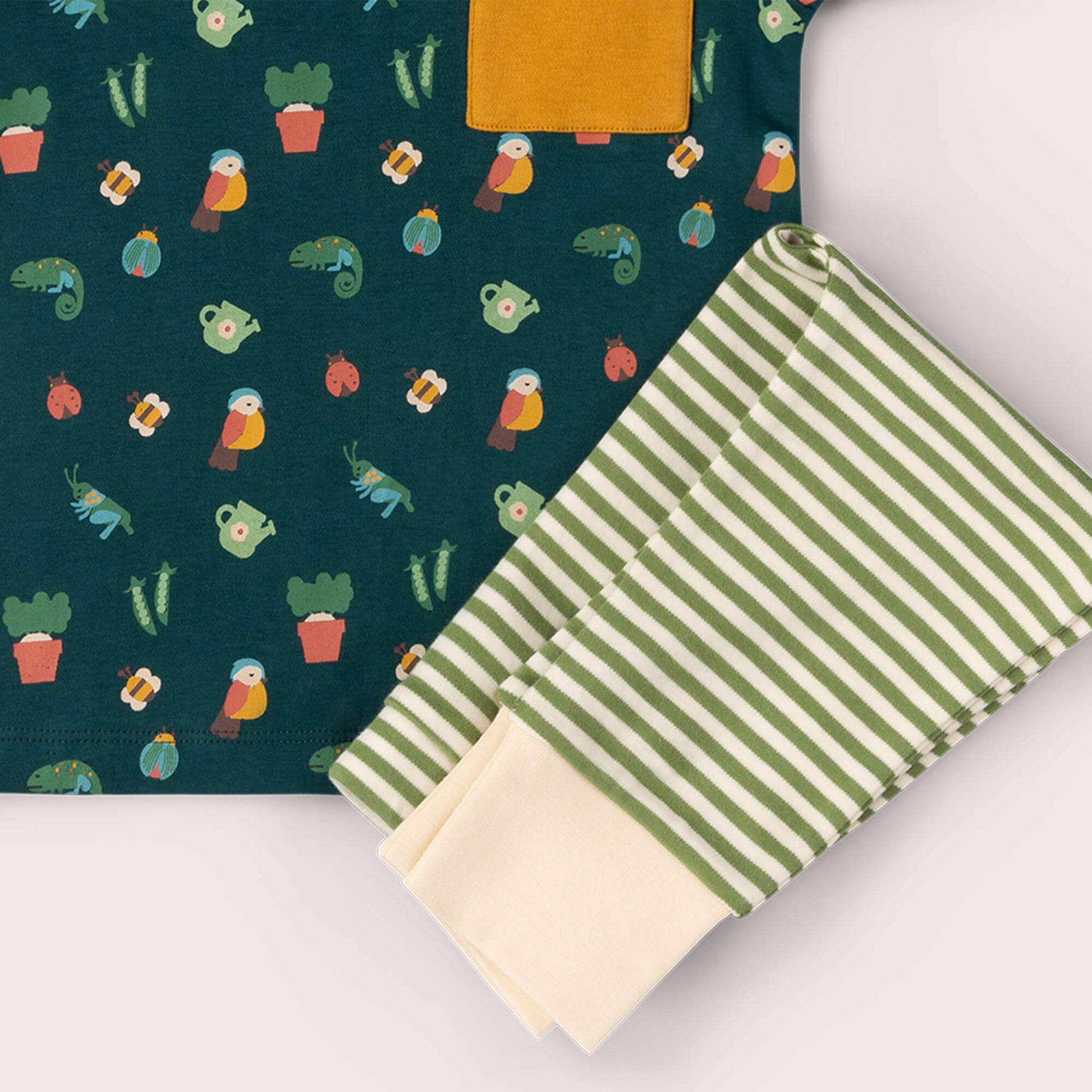 Spring Garden Organic T Shirt & Jogger Playset Green / 18-24m