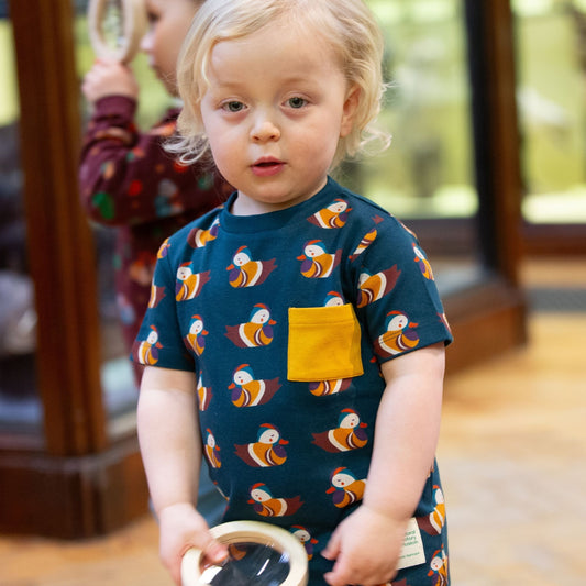 Mandarin Ducks Organic T Shirt & Jogger Playset