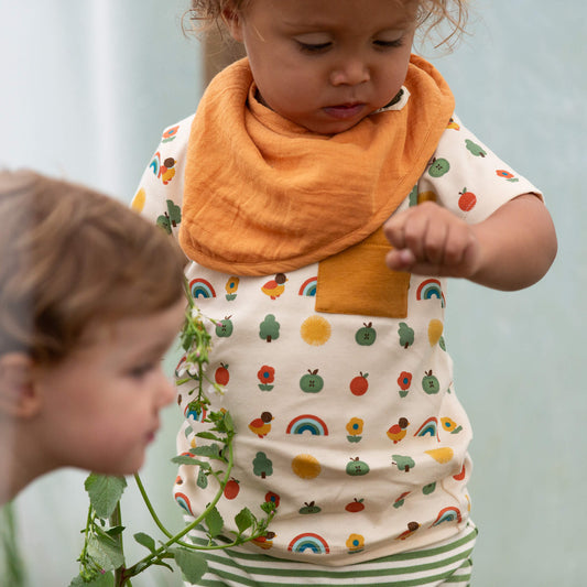 Vintage Rainbows Organic T Shirt & Jogger Playset MULTI / 18-24m