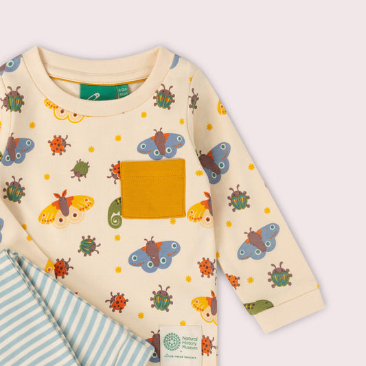 Cream Extraordinary Organic T Shirt & Jogger Playset