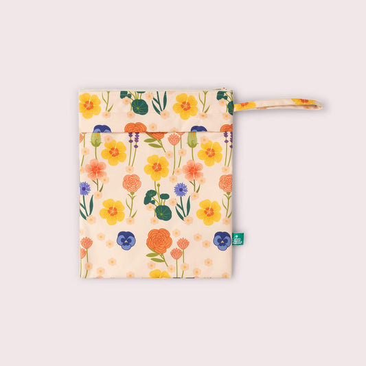 Flower Meadow Recycled Waterproof Wet Bag MULTI / one size