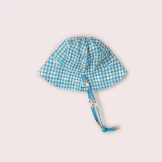 Blue Elephants Reversible Sunhat