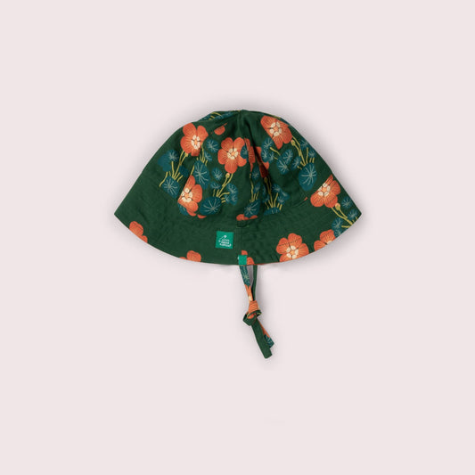 Orange Blooms Reversible Sunhat