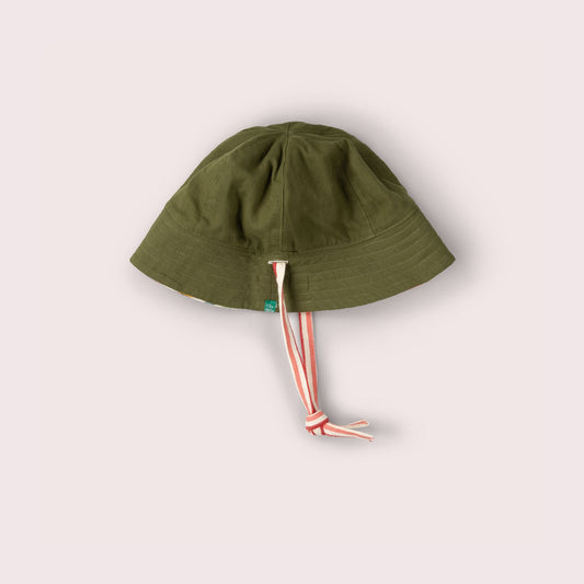 Cream Rainbow Reversible Sunhat