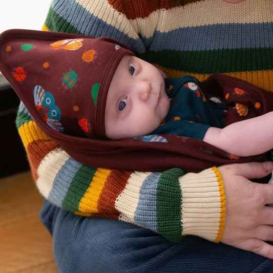 Chestnut Extraordinary Hooded Baby Blanket